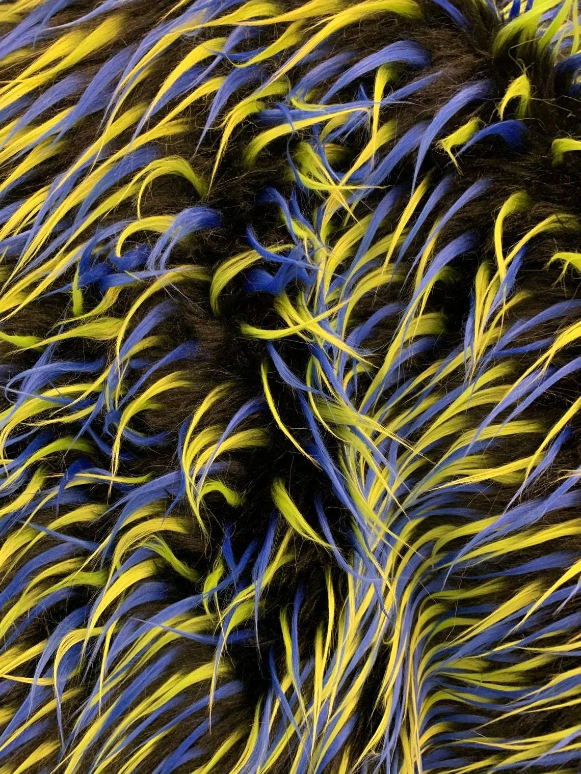3 Tone Long Pile Design 60 Inches Wide Faux Fur Fake Fabric