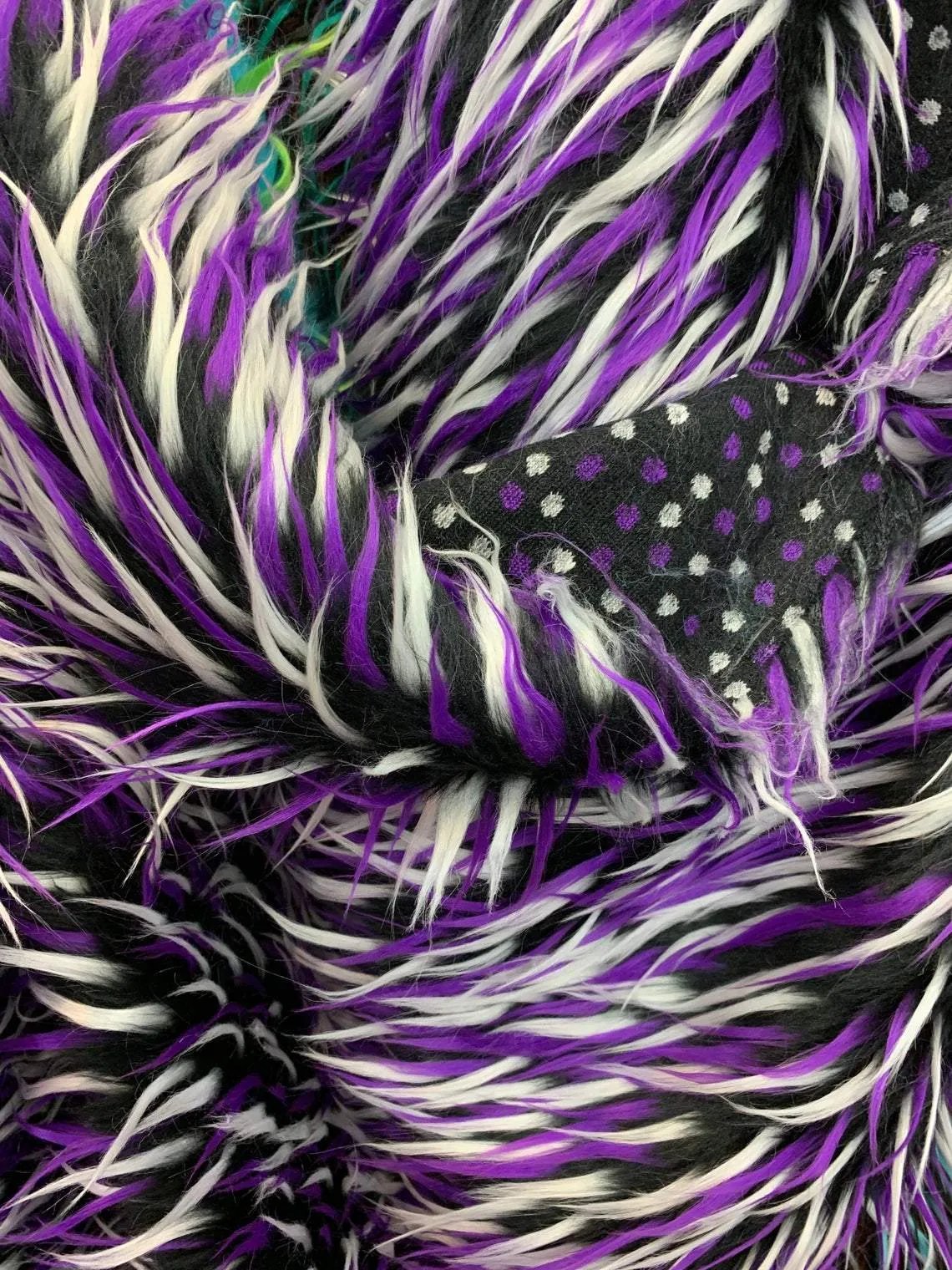 3 Tone Long Pile Design 60 Inches Wide Faux Fur Fake Fabric