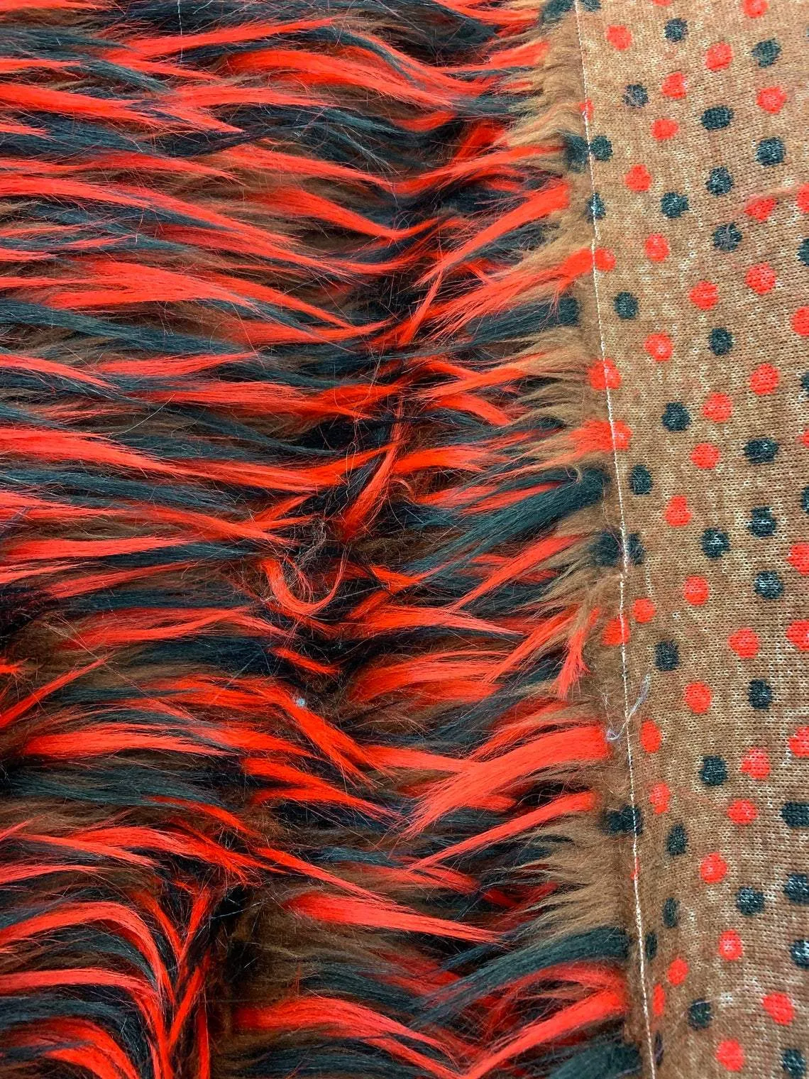3 Tone Long Pile Design 60 Inches Wide Faux Fur Fake Fabric