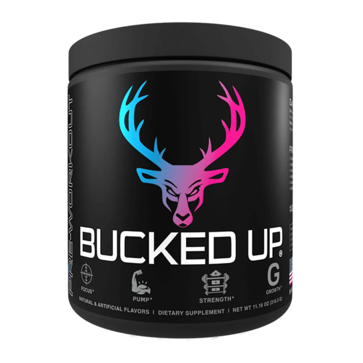 Bucked Up Pre-Workout, Intense Muscle Pump, 30 Servings