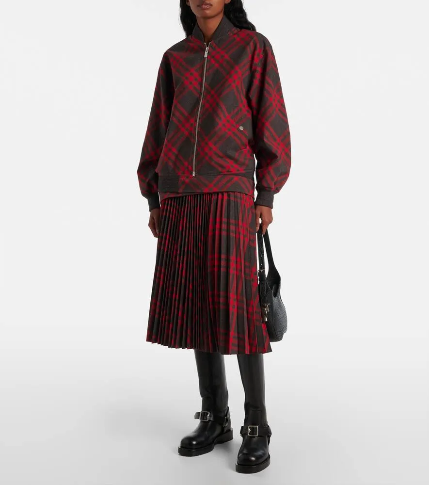 Burberry Burberry Check bomber jacket