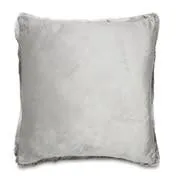 Dartmoor Grey Faux Fur Cushion