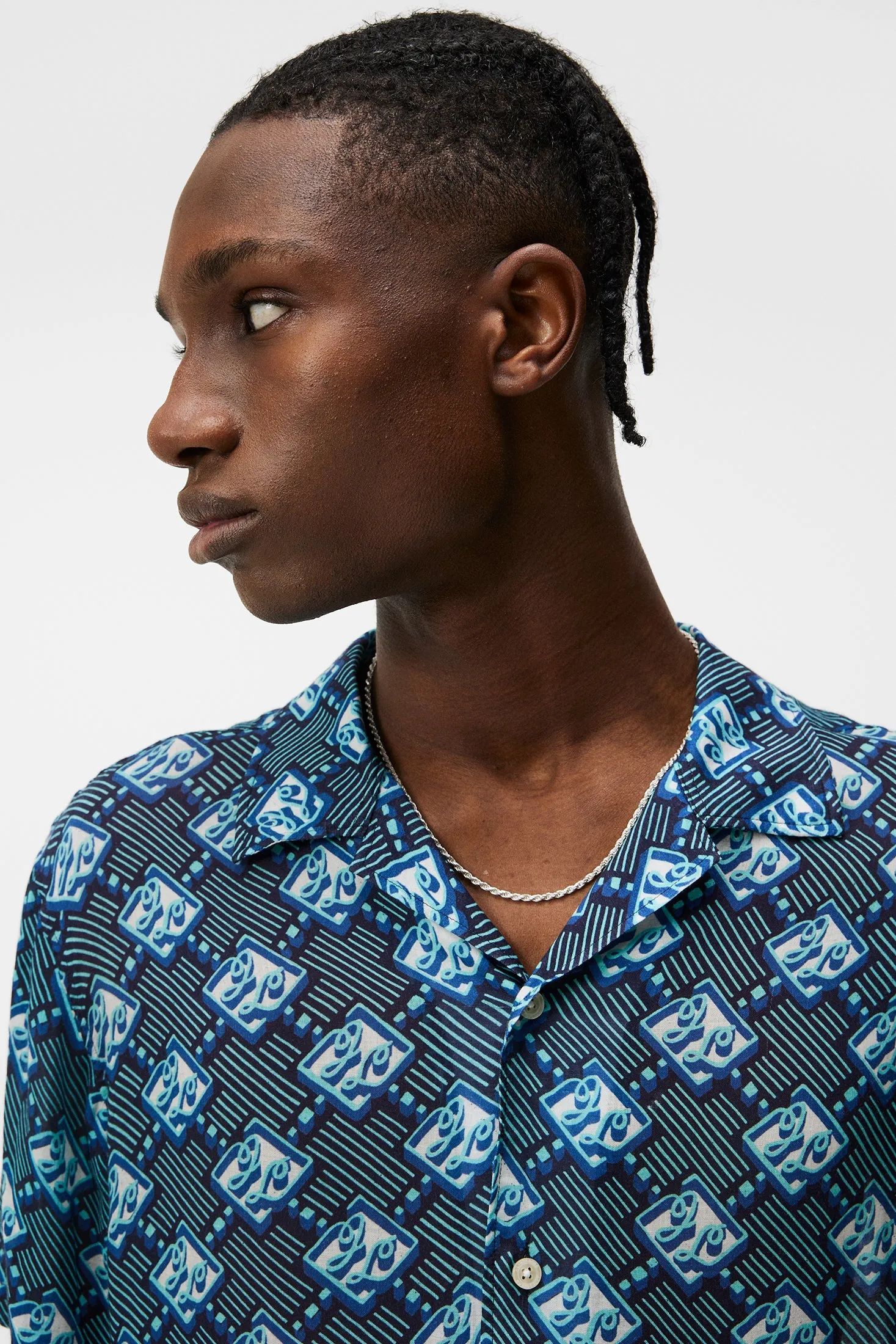 Donso Diamond JL Boxy Shirt / JL Navy