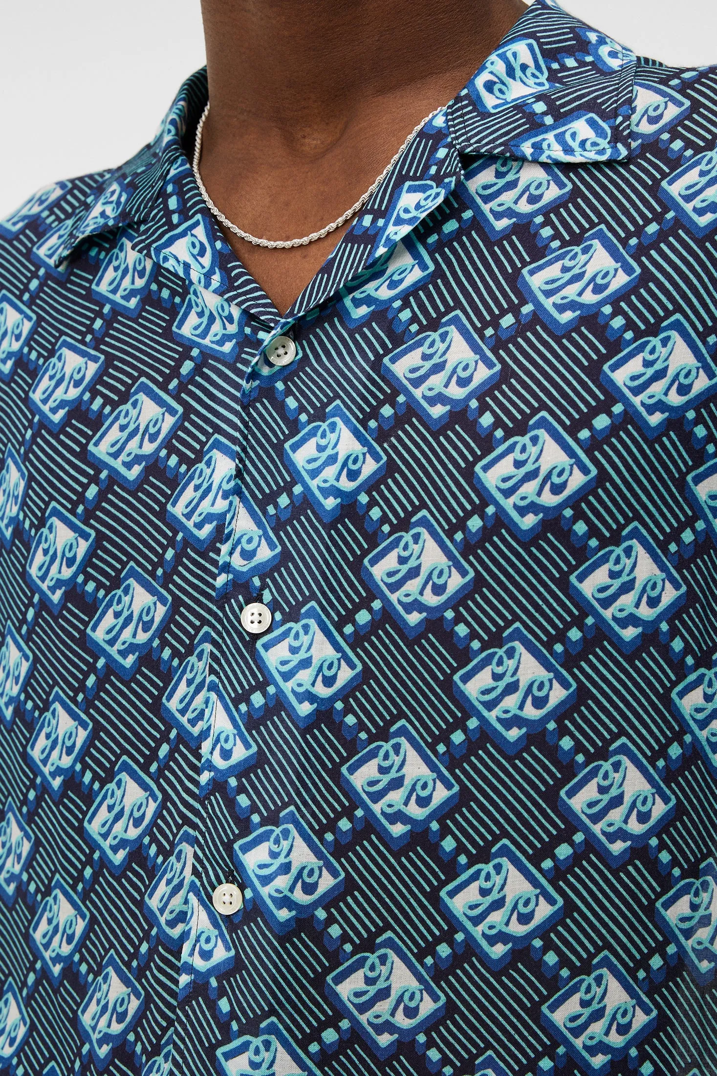 Donso Diamond JL Boxy Shirt / JL Navy
