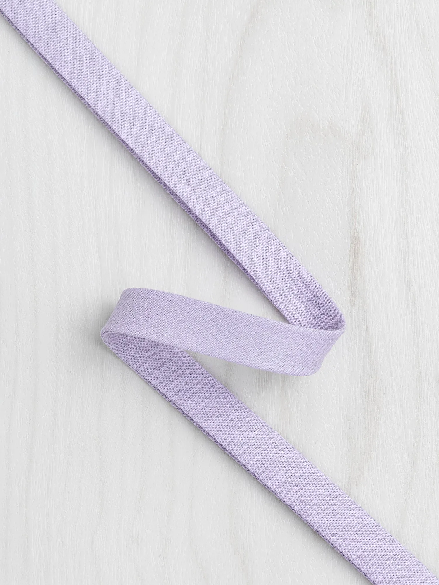Double-Fold Cotton Poplin Bias Tape - 1/2" (13mm) wide - Lavender
