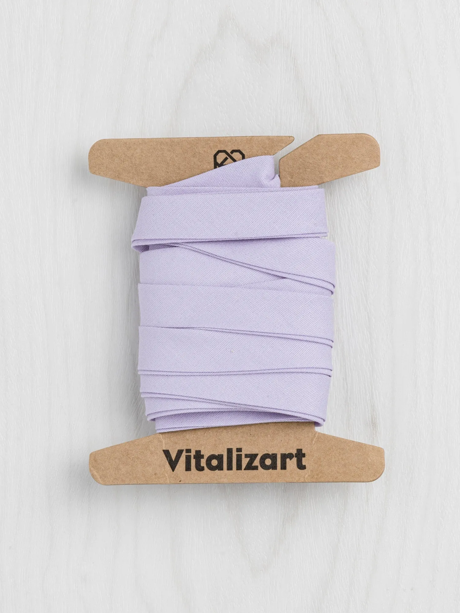 Double-Fold Cotton Poplin Bias Tape - 1/2" (13mm) wide - Lavender