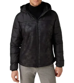Ea7 Zwart Jack Met Capuchon In Zwart