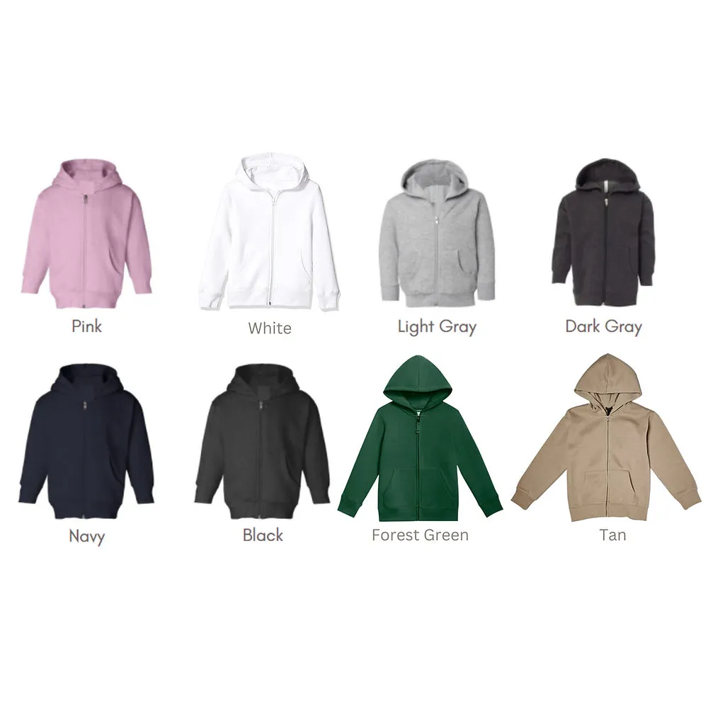 Embroidered Zip-Ups | Toddler and Youth