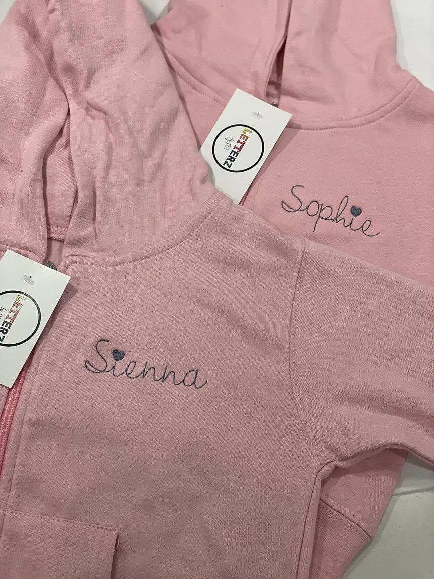 Embroidered Zip-Ups | Toddler and Youth