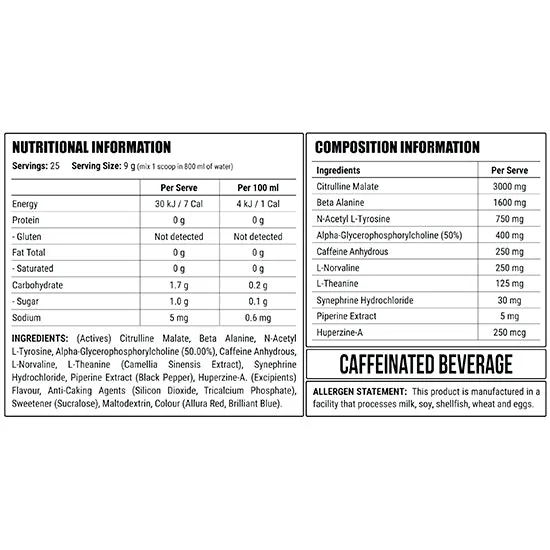 Faction Labs | DISORDER - Pre Workout