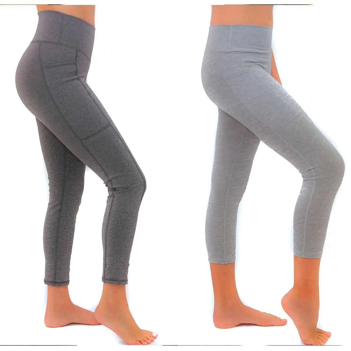 GIRLS' ENERGY  SILVER LEGGINGS