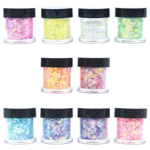 Glow in the Dark Chunky Glitter (10 colors)