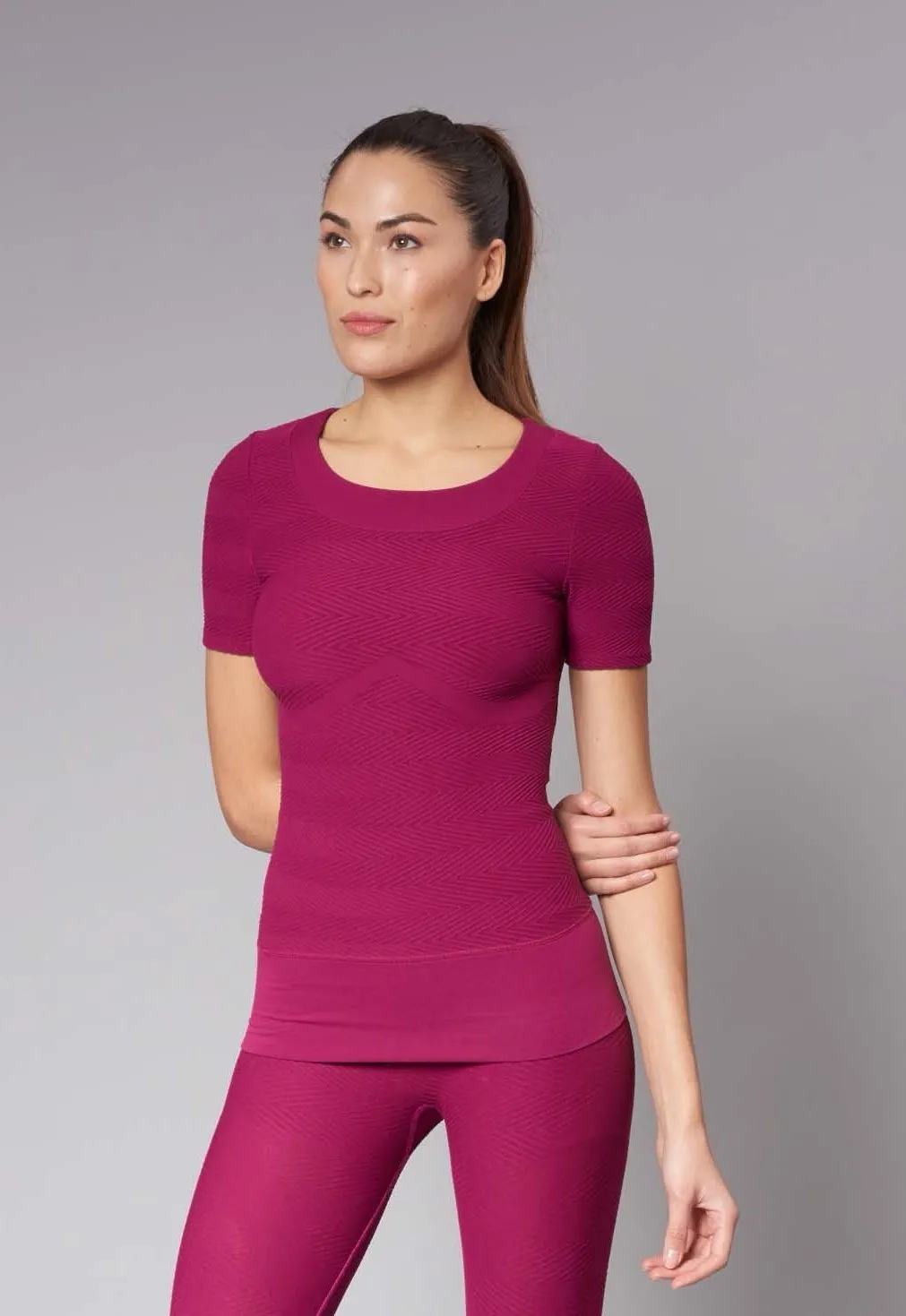 Herringbone Seamless T-shirt