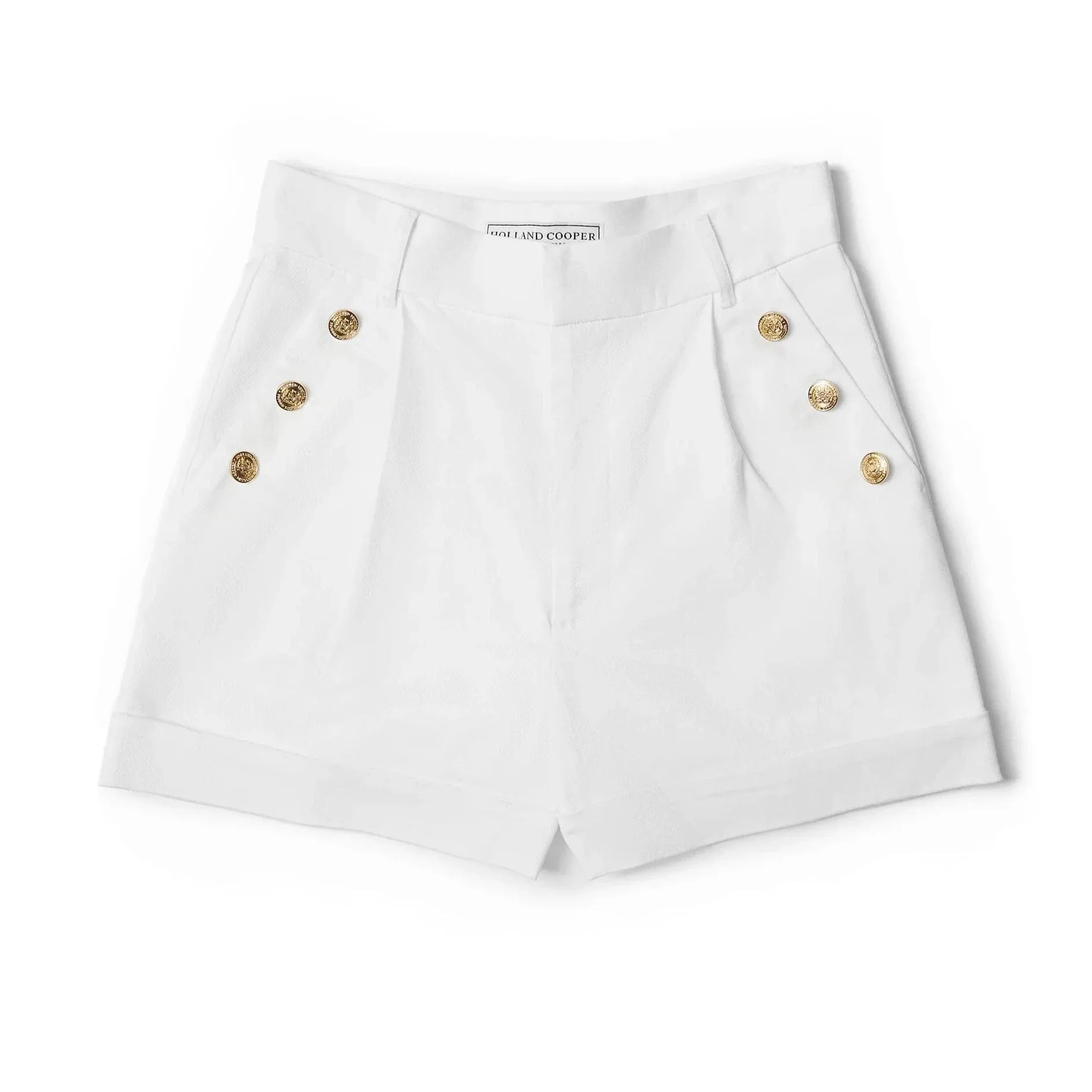 Holland Cooper Amoria Tailored Short in White