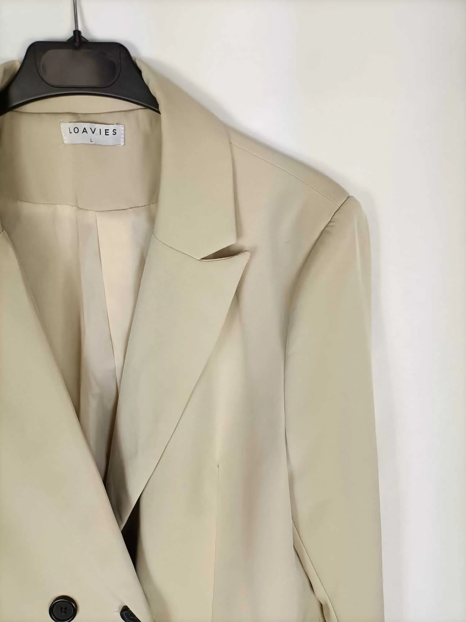 LOAVIES. Blazer beige fluida T.l