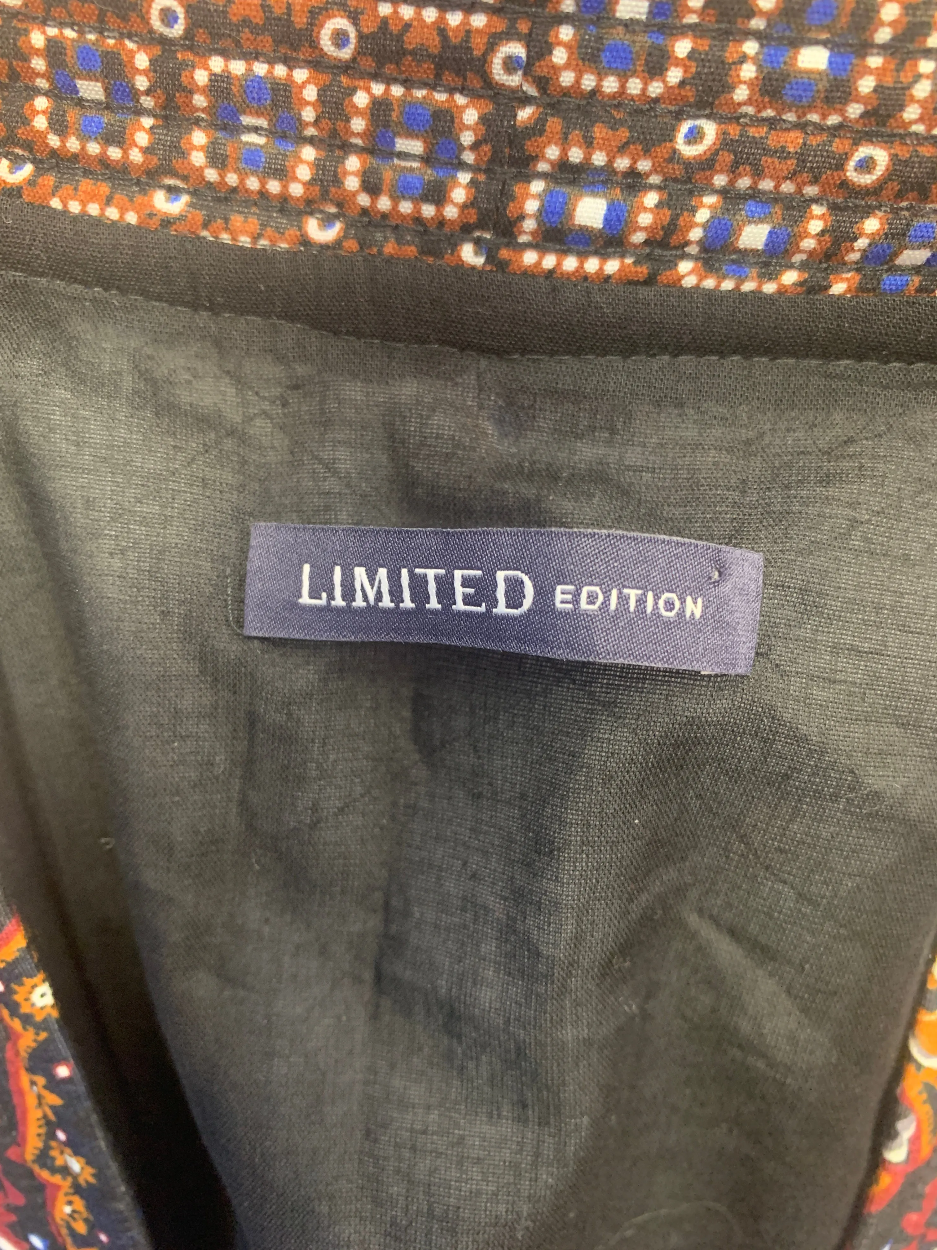 M&S Limited Edition Quilted Abstract Pattern Jacket Size 10
