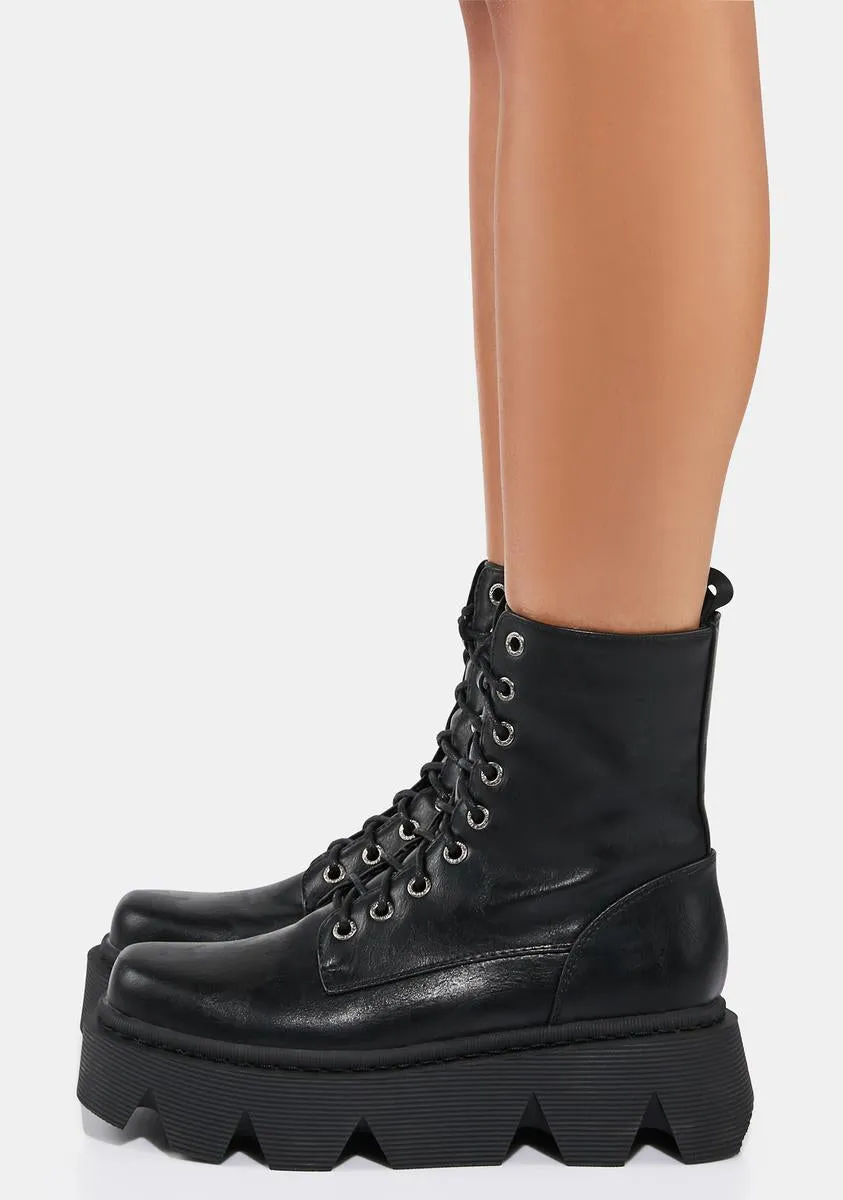 Mornings Matter Combat Boots