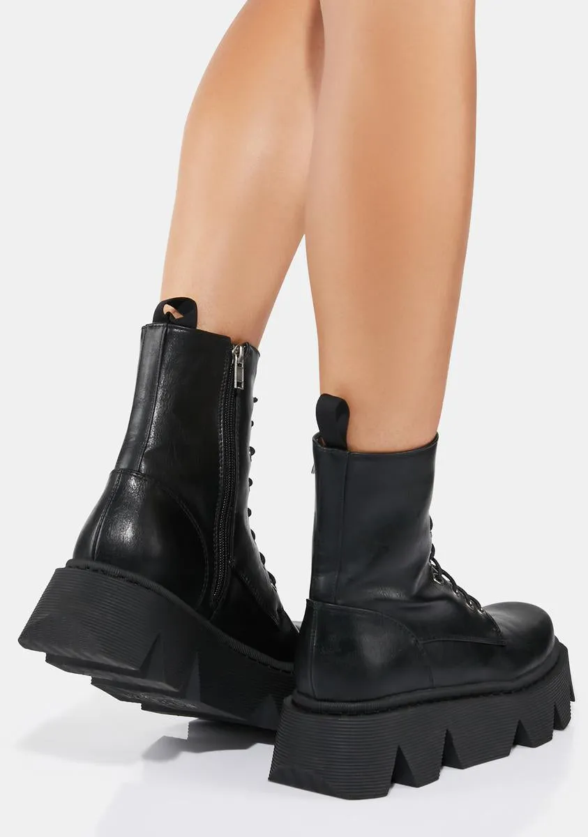 Mornings Matter Combat Boots