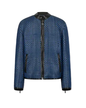 Runway Handwoven Leather Jacket