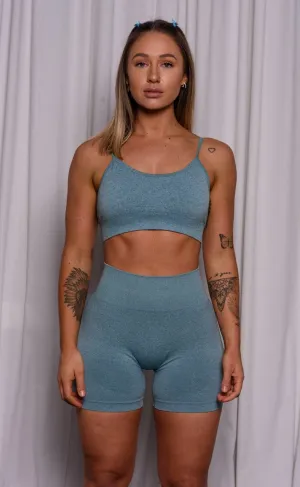 Seamless Bike Shorts | Sea Green