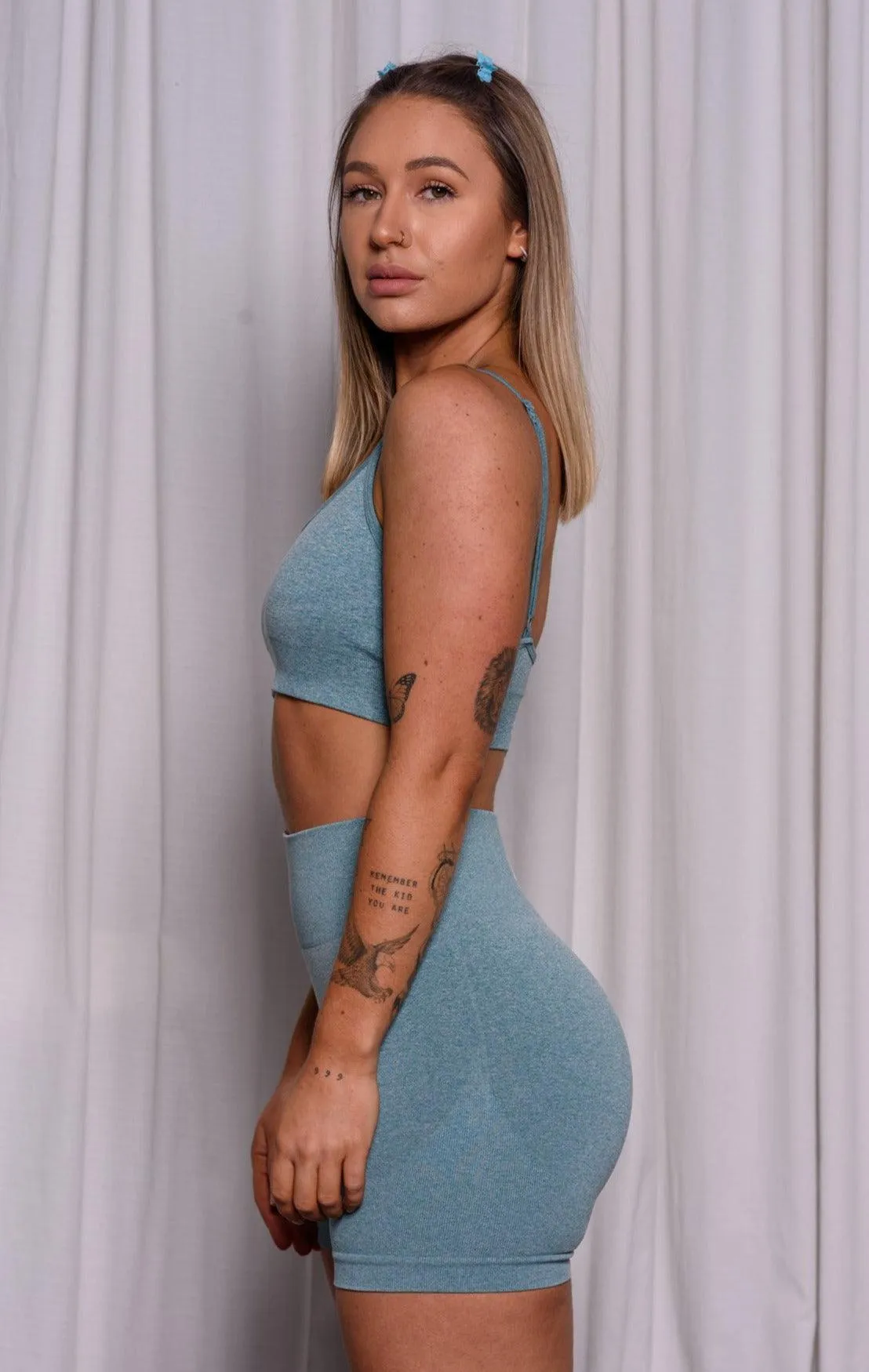 Seamless Bike Shorts | Sea Green