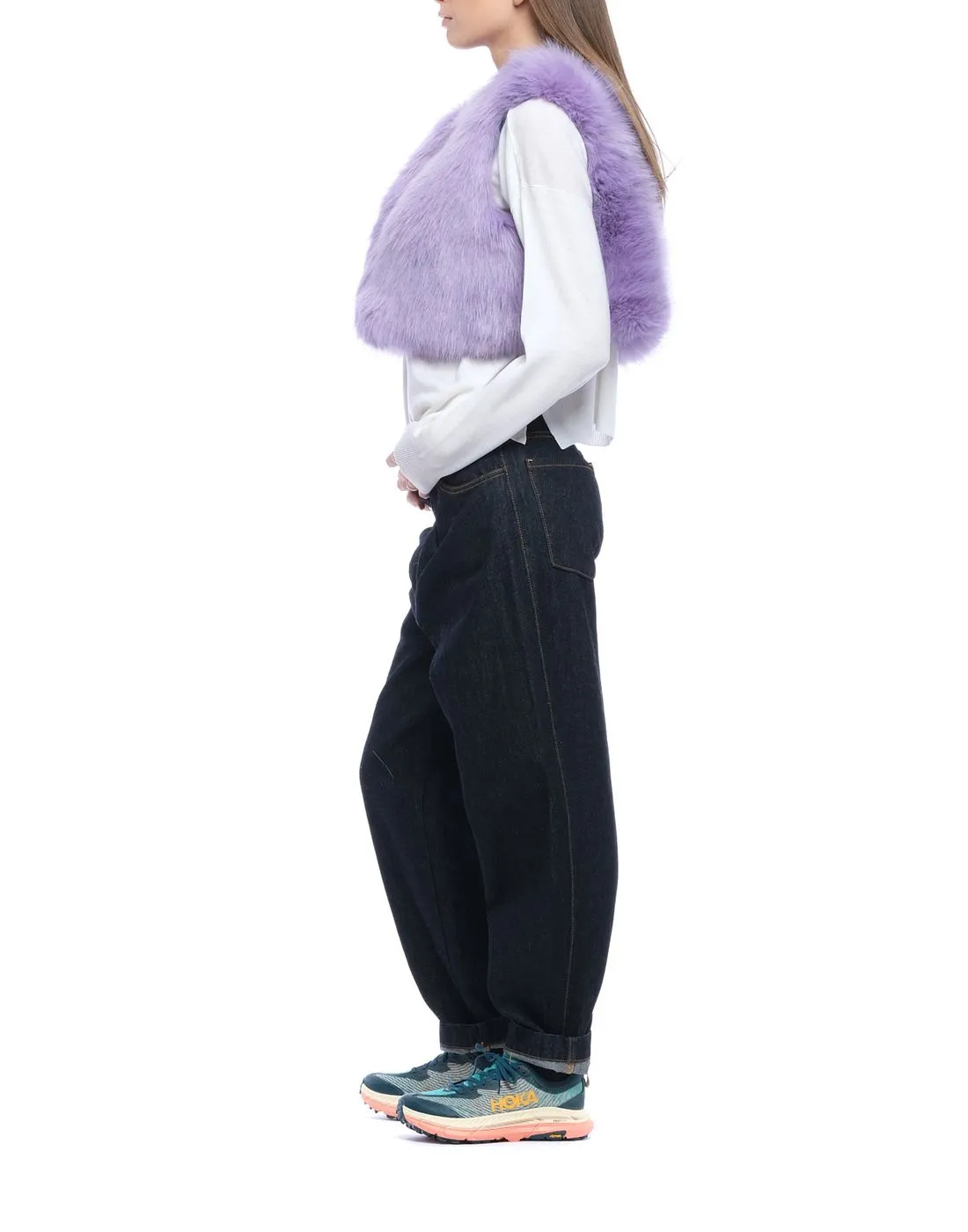Vest for woman M650FO B0072 LILAC ALABAMA MUSE