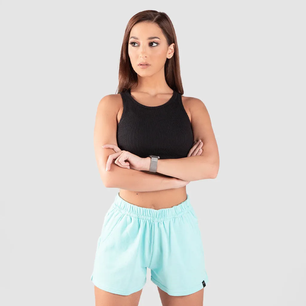 WOMEN LOTUS SHORTS(SKY-BLUE)