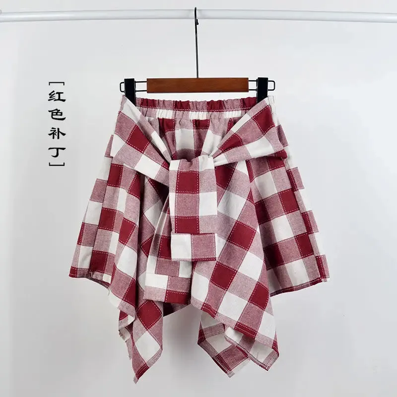 Women's High Waist Ruffle Layered Fashion Designer Bow Tie Mini Skirts (Short)