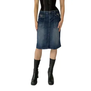 Y2K Denim Midi (M)