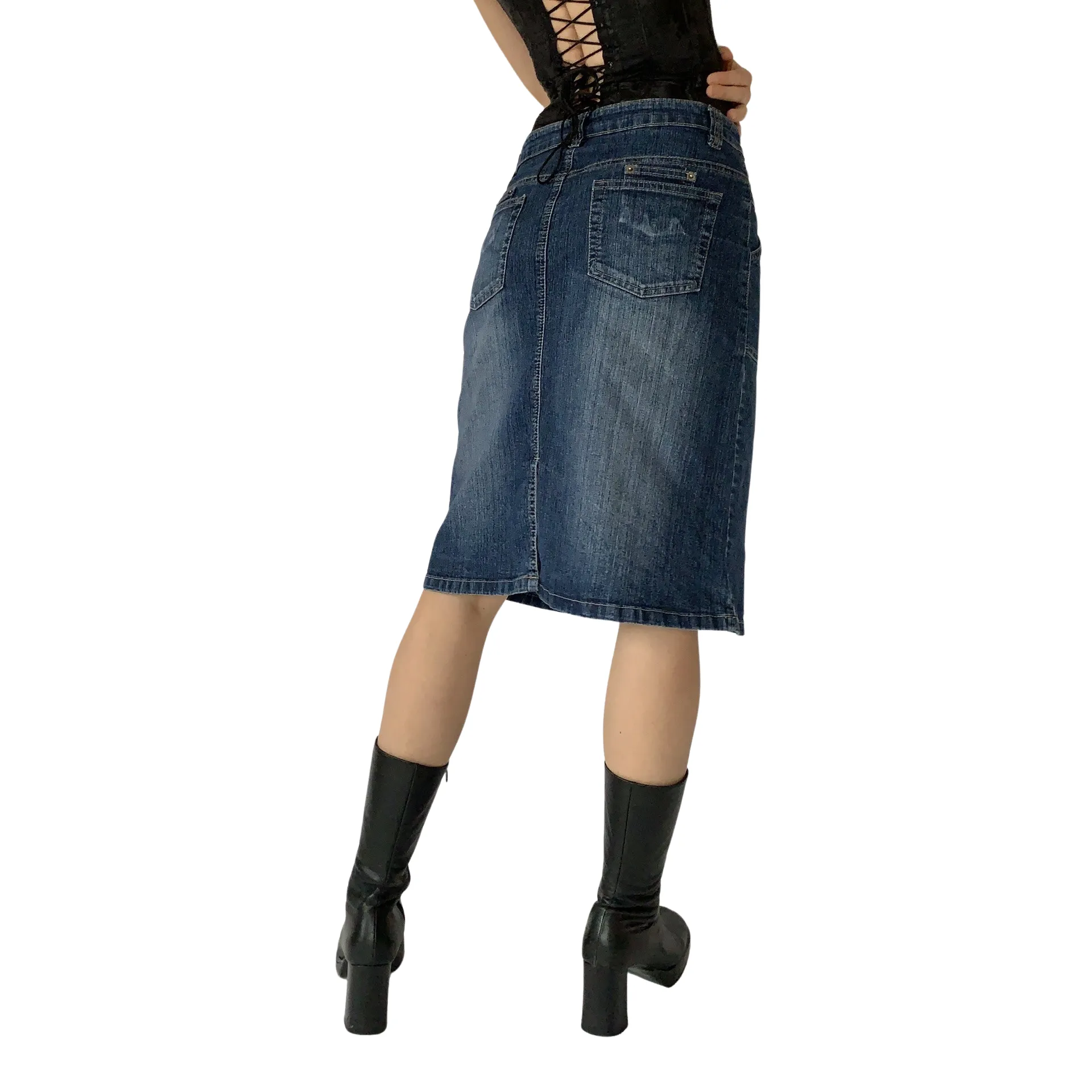 Y2K Denim Midi (M)