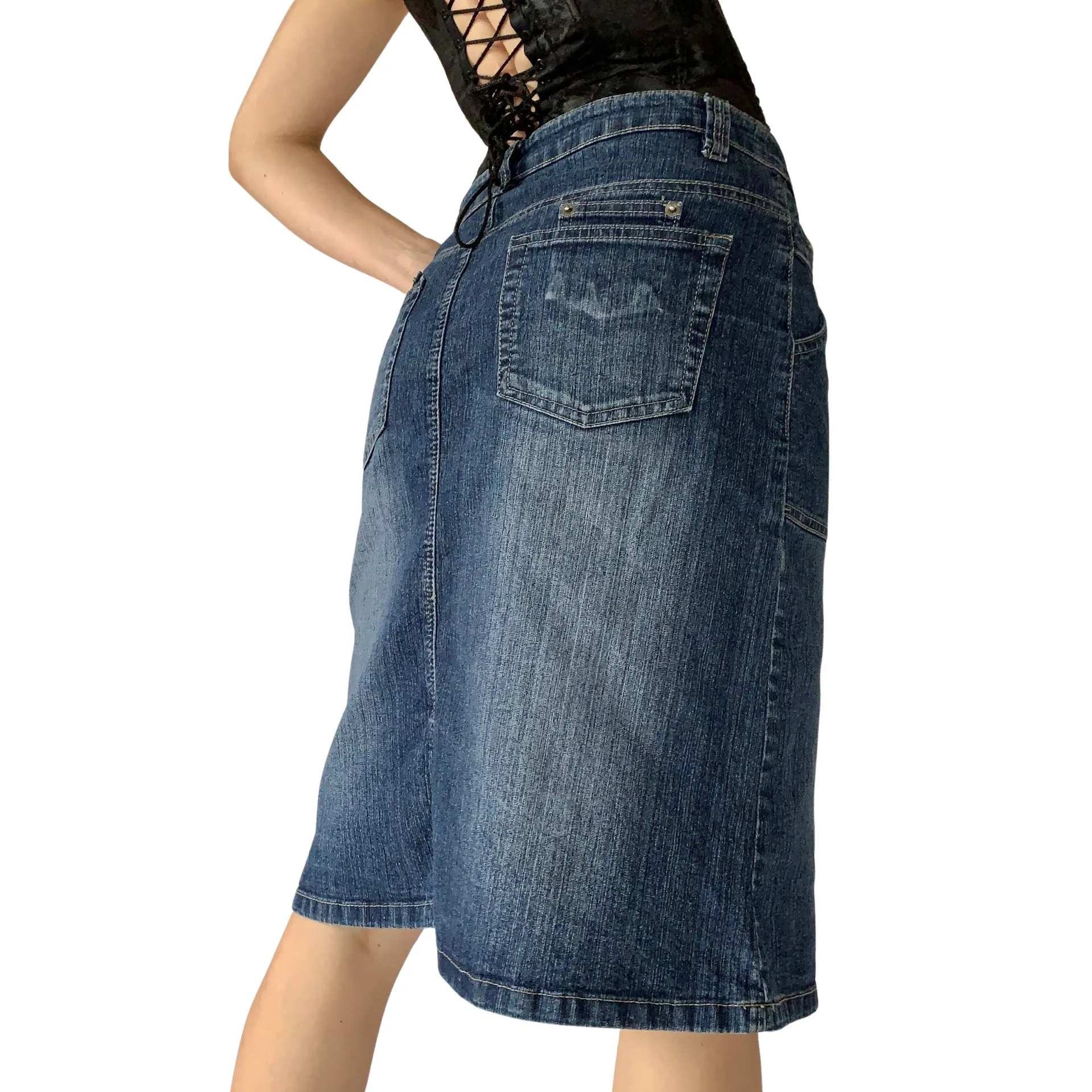 Y2K Denim Midi (M)